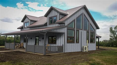 dark gray house with metal roof accent|grey metal roof interior.